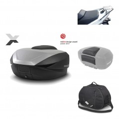 Rear trunk + mounting hardware + accessories  SH59X ALU