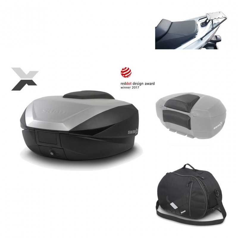 Rear trunk + mounting hardware + accessories  SH59X ALU