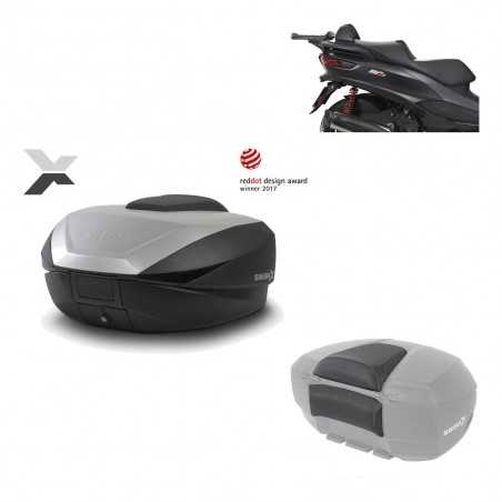 SHAD Baul trasero + herraje montaje respaldo de pasajero SH59X ALU KIT-182740