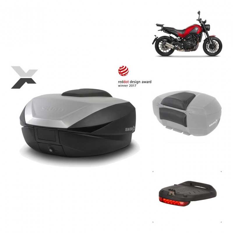 Rear trunk + mounting hardware + accessories  SH59X ALU