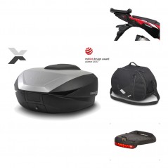 Rear trunk + mounting hardware + accessories  SH59X ALU