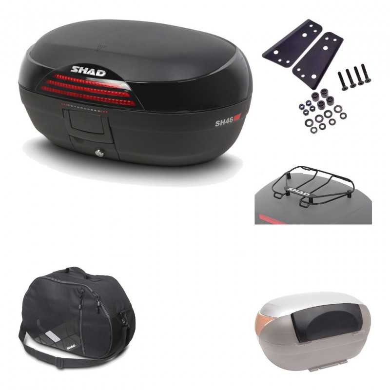 SHAD Baul trasero + herraje montaje accesorios SH46 SH 46 NEW MODEL KIT-183039
