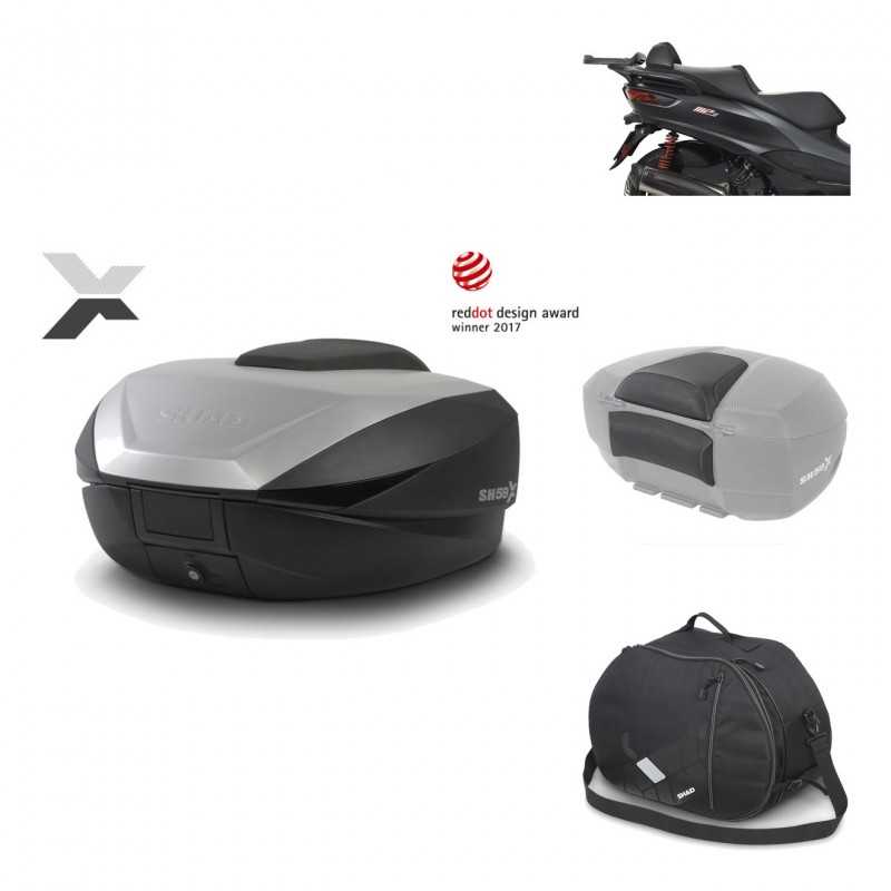 Rear trunk + mounting hardware + accessories  SH59X ALU