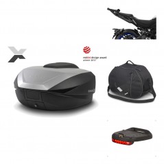 Rear trunk + mounting hardware + accessories  SH59X ALU