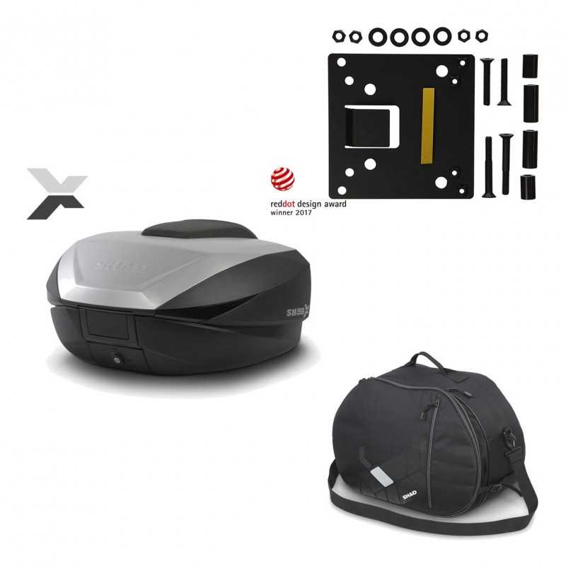 Back trunk + big top fitting + internal bag  SH59X ALU