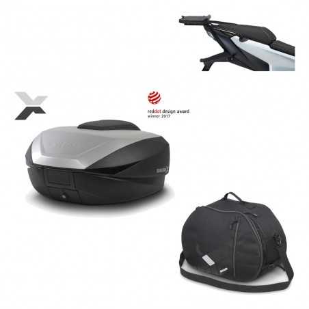 SHAD Baul trasero + herraje montaje bolsa interna SH59X ALU KIT-182794