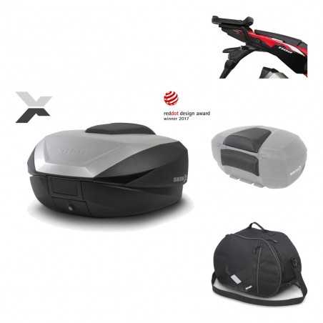 SHAD Baul trasero + herraje montaje accesorios SH59X ALU KIT-182894