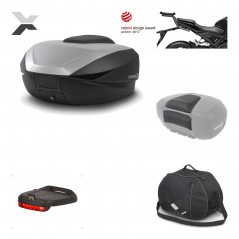 Rear trunk + mounting hardware + accessories  SH59X ALU