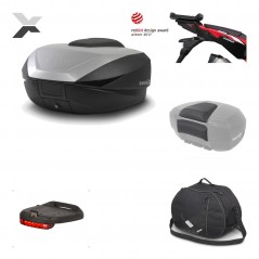 SHAD Baul trasero + herraje montaje accesorios SH59X ALU KIT-182895