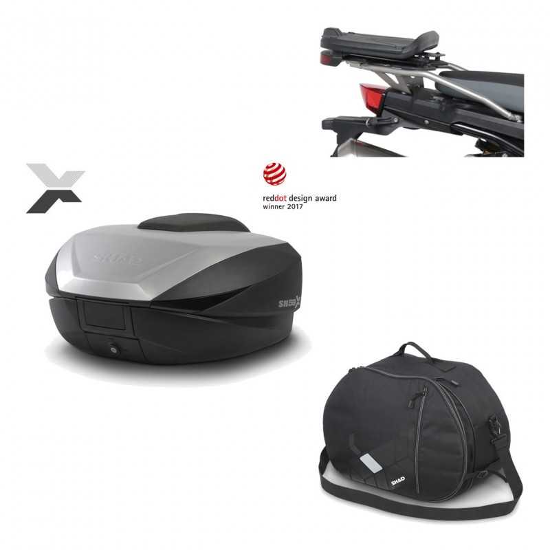 Back trunk + big top fitting + internal bag  SH59X ALU