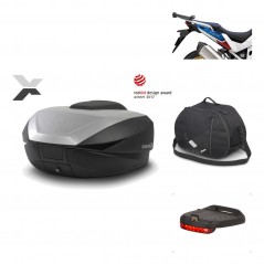 Rear trunk + mounting hardware + accessories  SH59X ALU