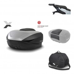 Rear trunk + mounting hardware + accessories  SH59X ALU