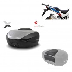 SHAD Baul trasero + herraje montaje respaldo de pasajero SH59X ALU KIT-182900