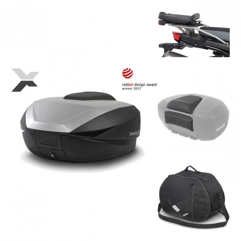 Rear trunk + mounting hardware + accessories  SH59X ALU