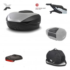SHAD Baul trasero + herraje montaje accesorios SH59X ALU KIT-182799