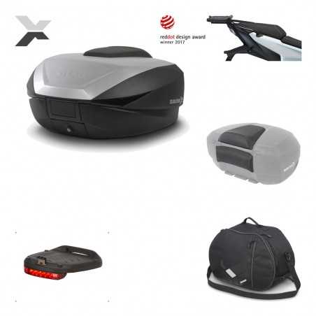 SHAD Baul trasero + herraje montaje accesorios SH59X ALU KIT-182799