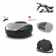 Rear trunk + mounting hardware + accessories  SH59X ALU