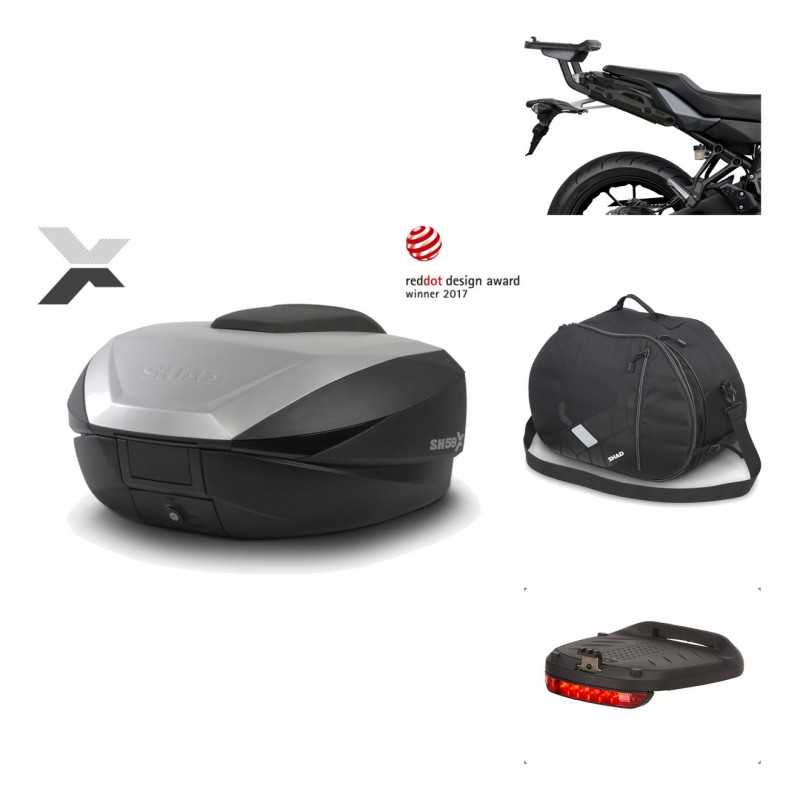 Rear trunk + mounting hardware + accessories  SH59X ALU