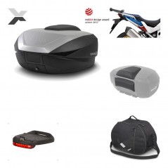 Rear trunk + mounting hardware + accessories  SH59X ALU