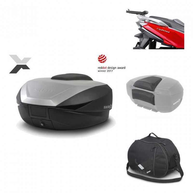 Rear trunk + mounting hardware + accessories  SH59X ALU