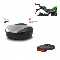 SHAD Baul trasero + herraje montaje luz de freno SH59X ALU KIT-182905