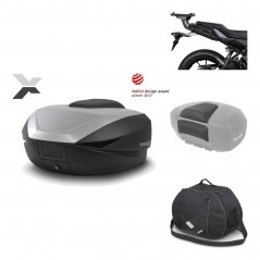 Rear trunk + mounting hardware + accessories  SH59X ALU