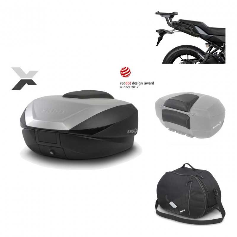 Rear trunk + mounting hardware + accessories  SH59X ALU