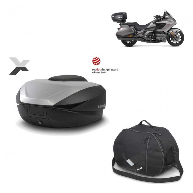 Back trunk + big top fitting + internal bag  SH59X ALU