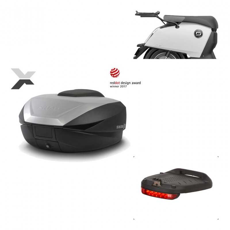 Back trunk + top fitting + brake light  SH59X ALU