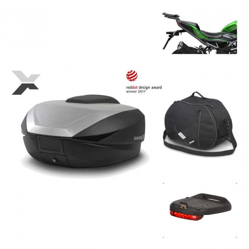 SHAD Baul trasero + herraje montaje accesorios SH59X ALU KIT-182907