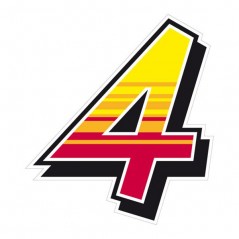 Stickers  n 4 Enko4 17,2x19 cm. 3314872E04 (2u)