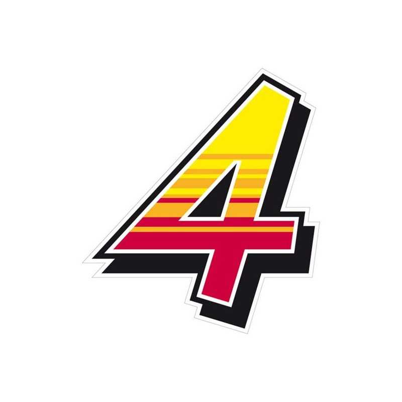 Stickers  n 4 Enko4 17,2x19 cm. 3314872E04 (2u)