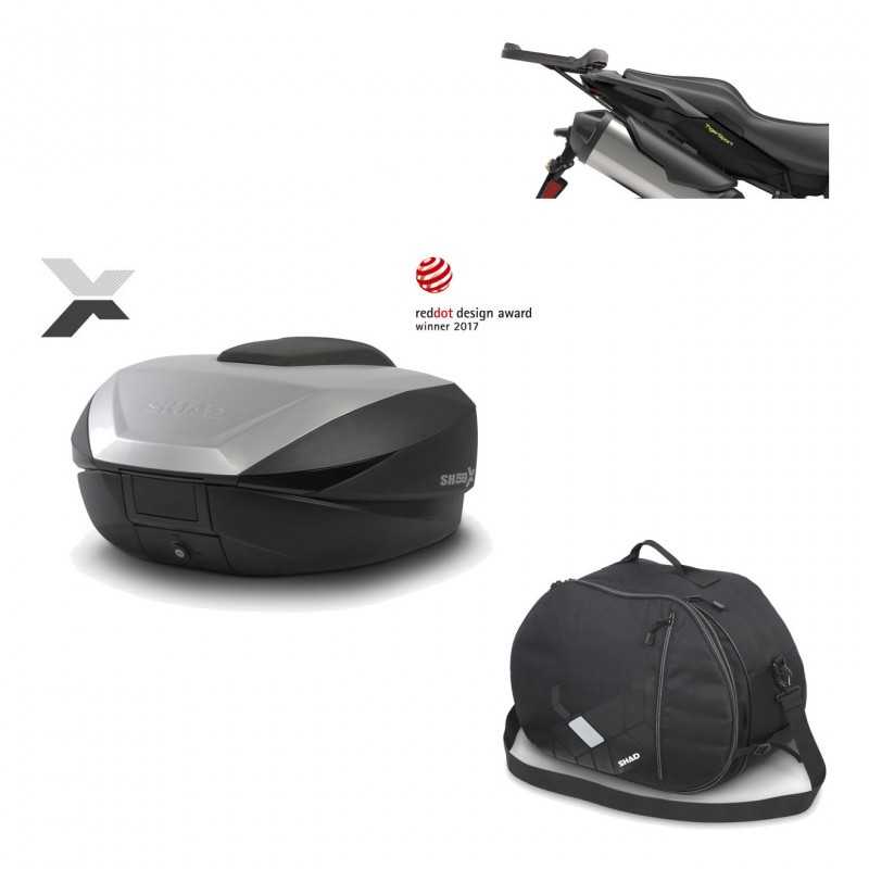 Back trunk + big top fitting + internal bag  SH59X ALU