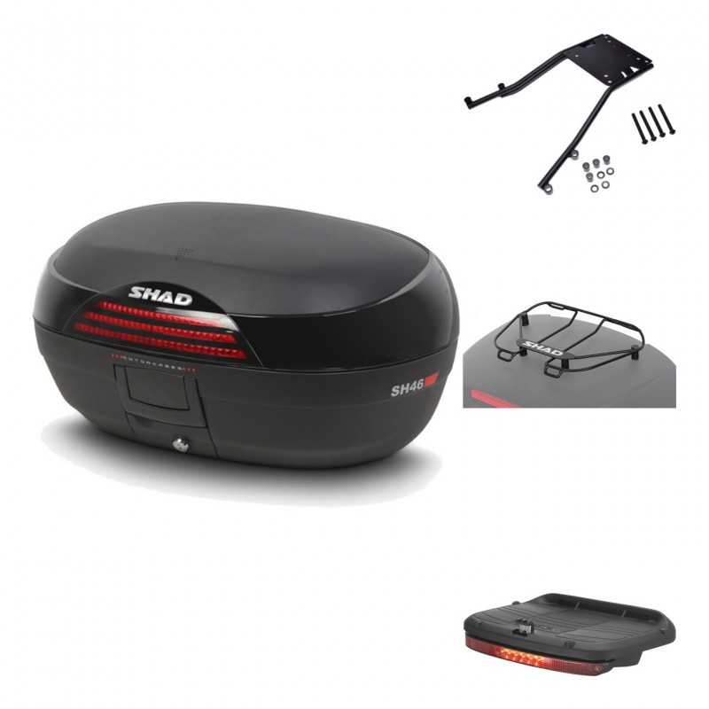 SHAD Baul trasero + herraje montaje accesorios SH46 SH 46 NEW MODEL KIT-183002