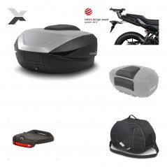 Rear trunk + mounting hardware + accessories  SH59X ALU