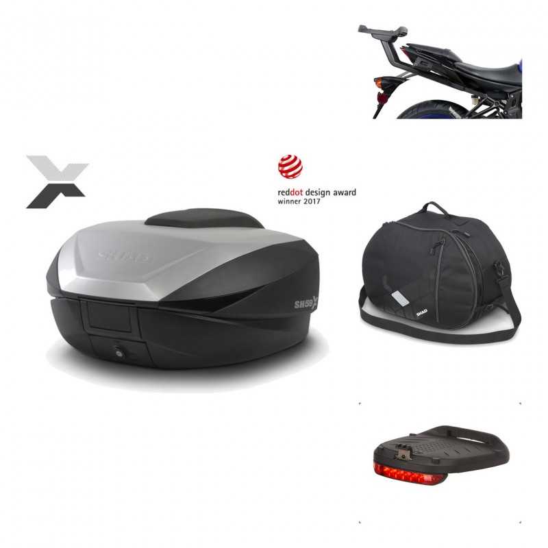 Rear trunk + mounting hardware + accessories  SH59X ALU