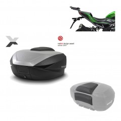 SHAD Baul trasero + herraje montaje respaldo de pasajero SH59X ALU KIT-182908