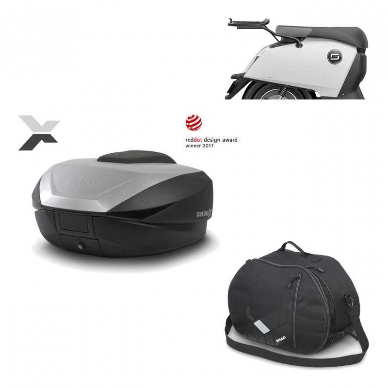 Back trunk + top fitting + internal bag  SH59X ALU