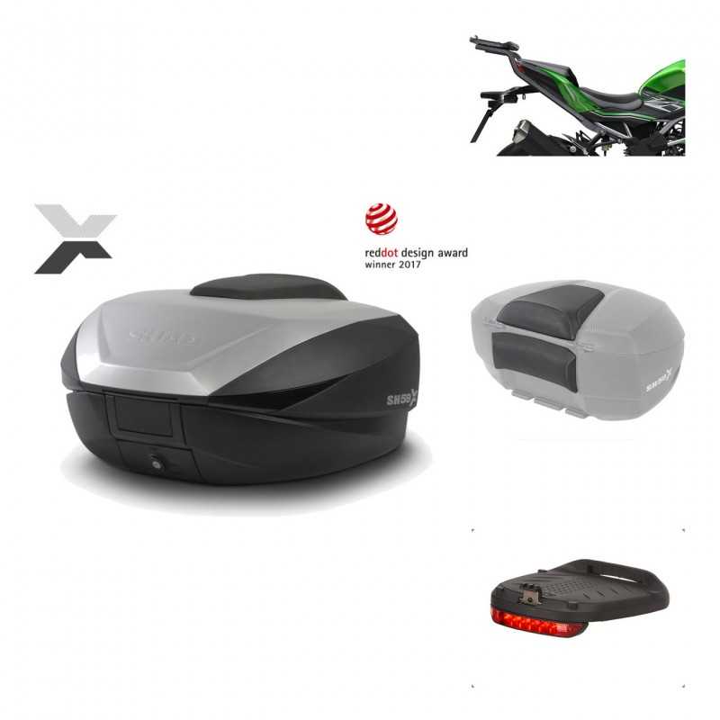 Rear trunk + mounting hardware + accessories  SH59X ALU