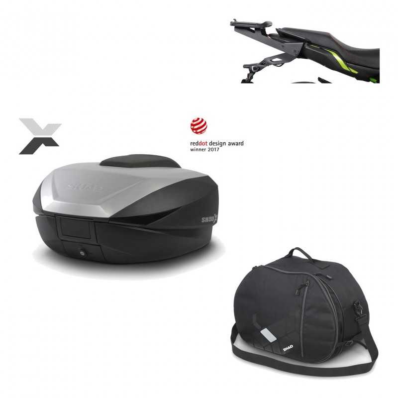 Back trunk + big top fitting + internal bag  SH59X ALU