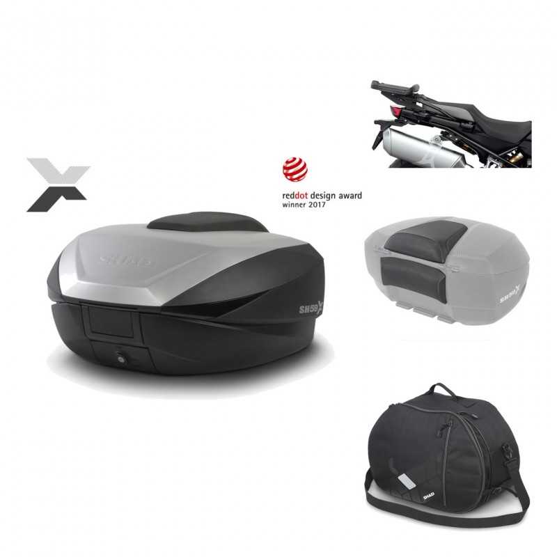 Rear trunk + mounting hardware + accessories  SH59X ALU