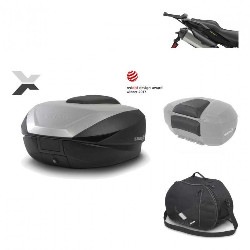 Rear trunk + mounting hardware + accessories  SH59X ALU