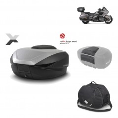 Rear trunk + mounting hardware + accessories  SH59X ALU