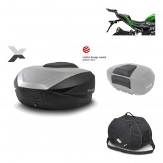 Rear trunk + mounting hardware + accessories  SH59X ALU