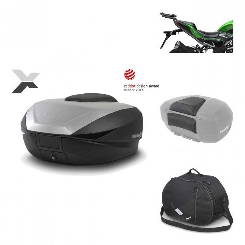 Rear trunk + mounting hardware + accessories  SH59X ALU