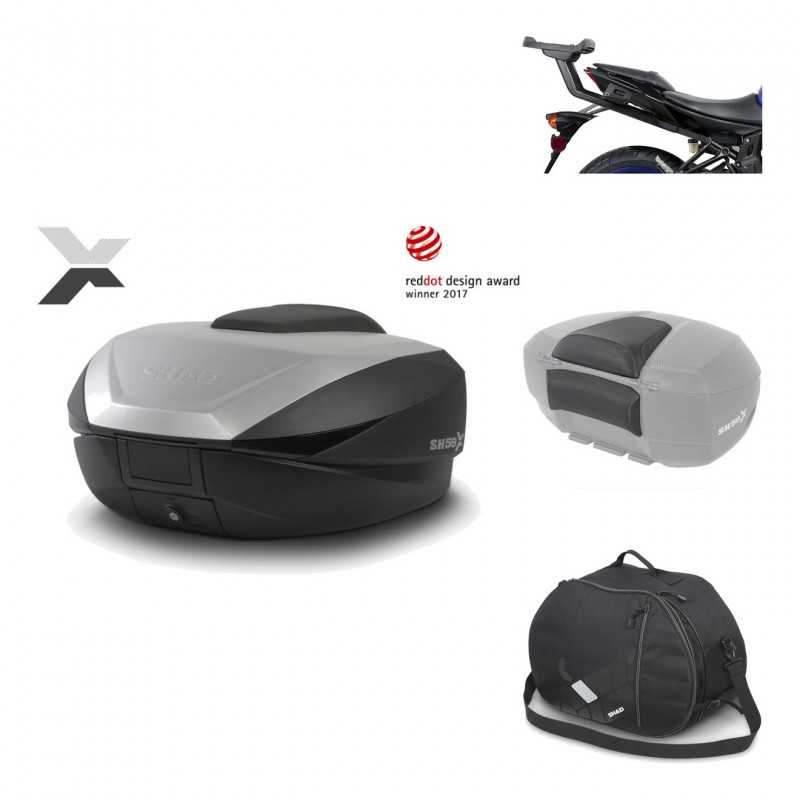Rear trunk + mounting hardware + accessories  SH59X ALU