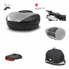 Rear trunk + mounting hardware + accessories  SH59X ALU