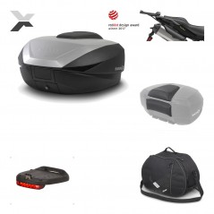 SHAD Baul trasero + herraje montaje accesorios SH59X ALU KIT-182663