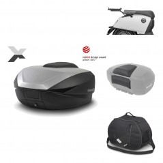 Rear trunk + mounting hardware + accessories  SH59X ALU