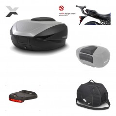 Rear trunk + mounting hardware + accessories  SH59X ALU